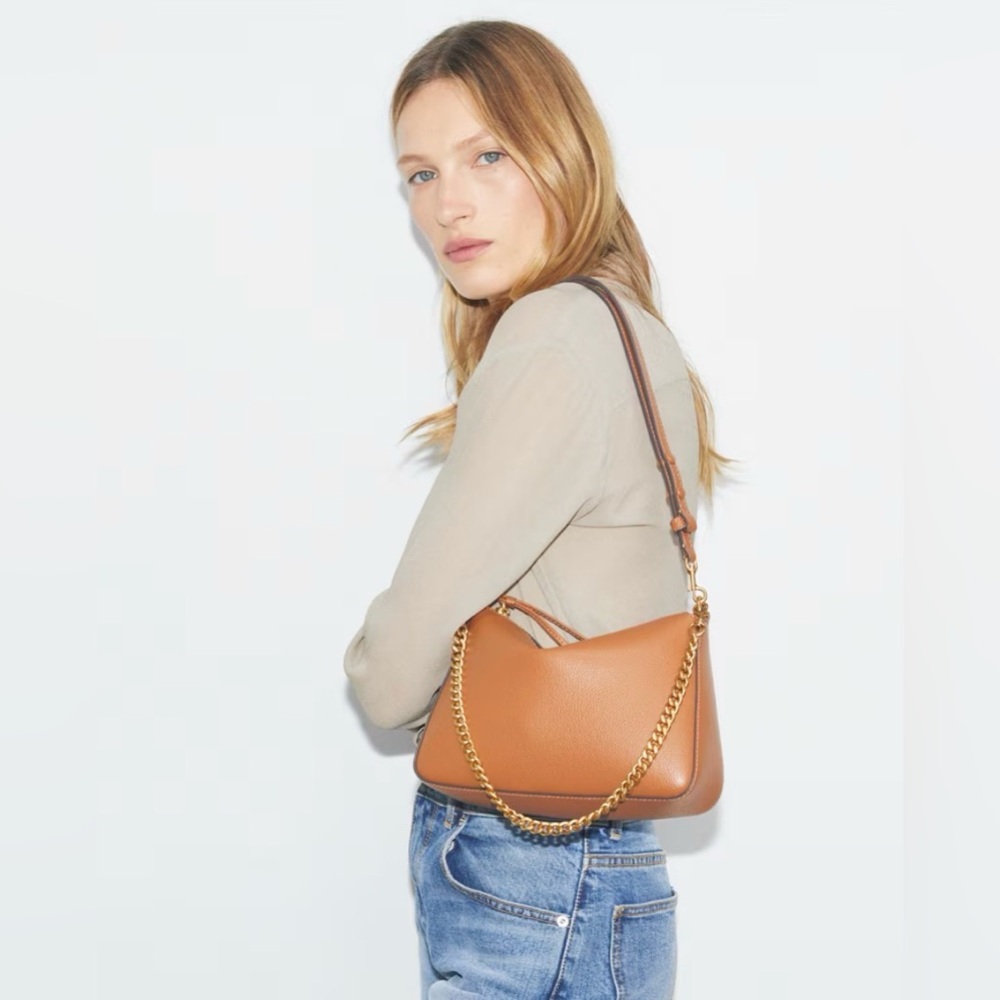 Tory Burch Small Perry Shoulder Bag - Autumn Brown